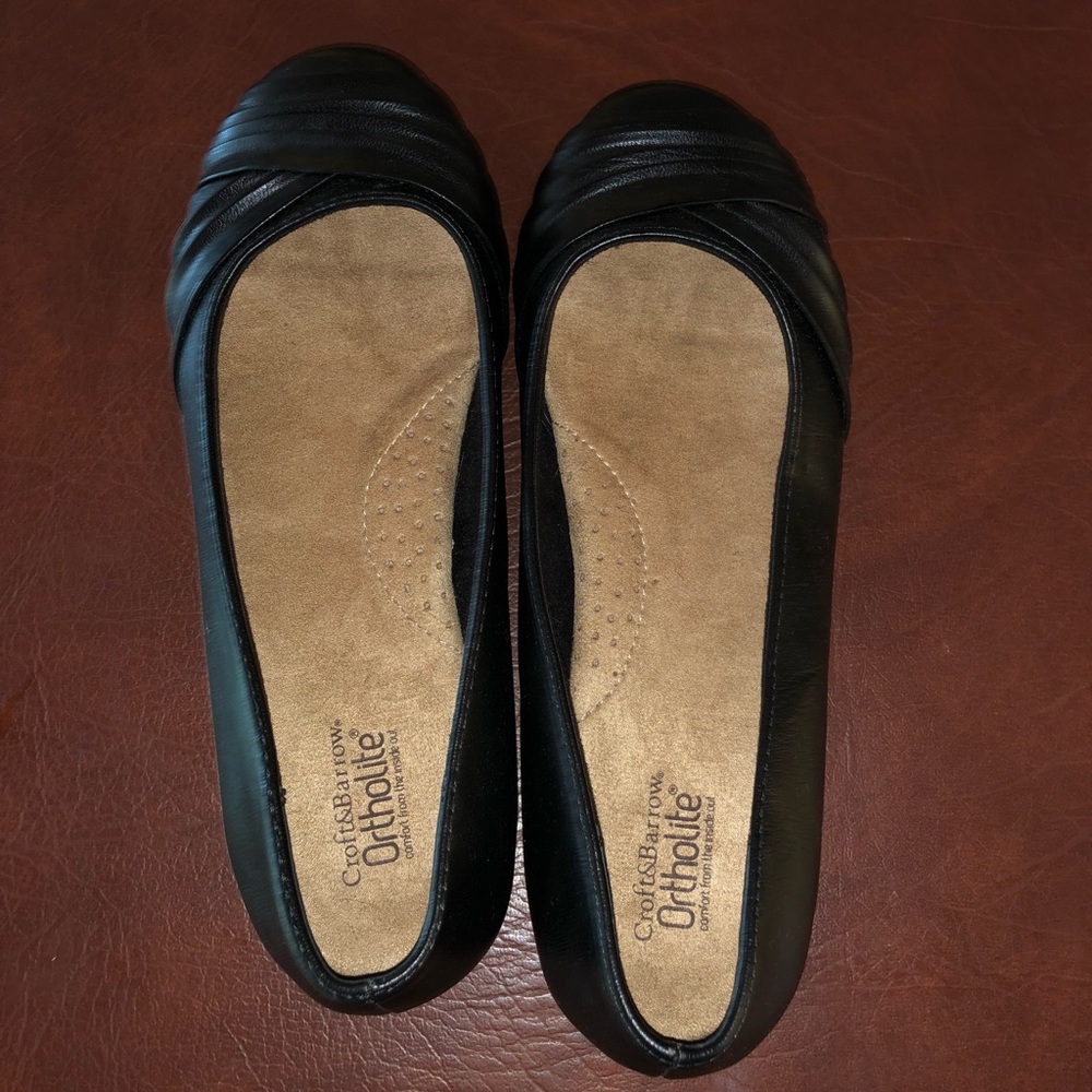 New Simple Black Flats